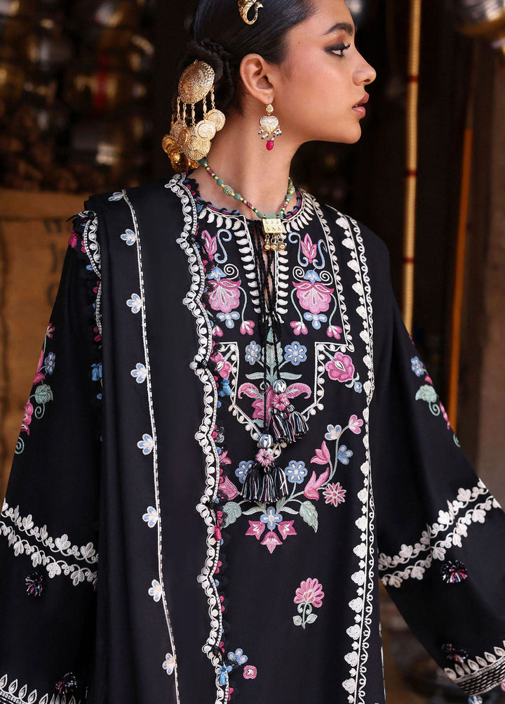 Zaha by Khadijah Shah Embroidered Lawn Suits Unstitched 3 Piece ZL25UF D-07 Zeenat - Festive Collection