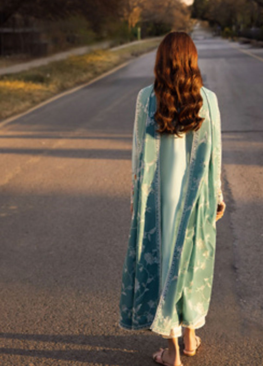 Zaha Embroidered Lawn Suits Unstitched 3 Piece ZL24-14B - Summer Collection