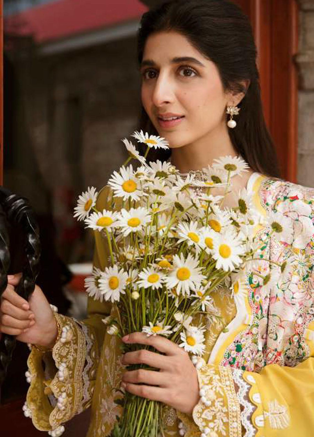 Zaha By Khadijah Shah Embroidered Lawn Suits Unstitched 3 Piece ZKS23FU ZF 23-01 Fereshteh - Festive Collection