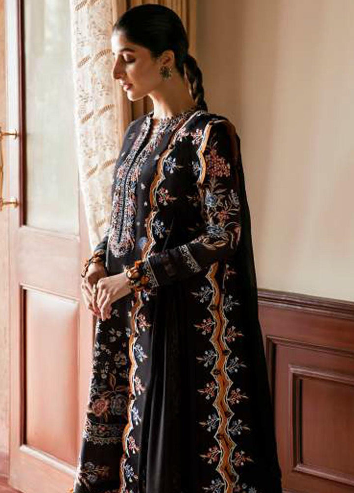 Zaha By Khadijah Shah Embroidered Lawn Suits Unstitched 3 Piece ZKS23FU ZF 23-07 Irem - Festive Collection