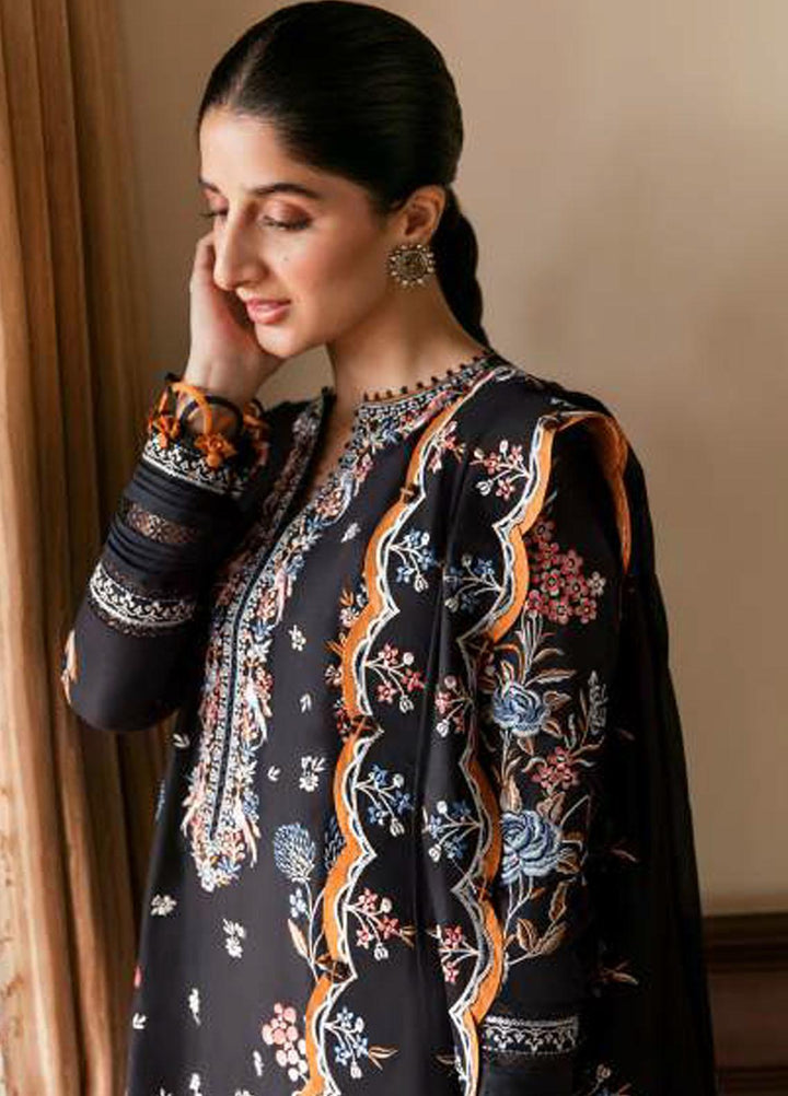 Zaha By Khadijah Shah Embroidered Lawn Suits Unstitched 3 Piece ZKS23FU ZF 23-07 Irem - Festive Collection