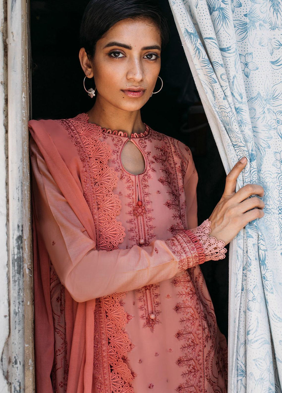 Zaha By Khadijah Shah Embroidered Karandi Suits Unstitched 3 Piece ZKS21HM ZW-21-04 ROYA - Winter Collection