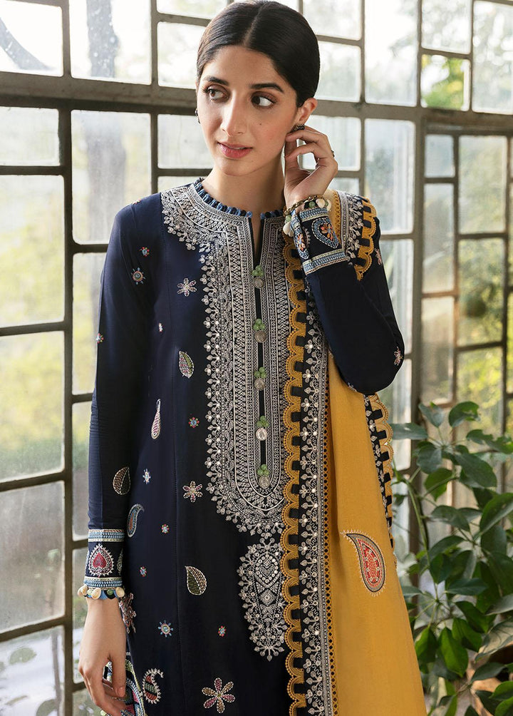 Zaha By Khadijah Shah Embroidered Lawn Suits Unstitched 3 Piece ZKS22F ZF-22-04 VEJAH - Festive Collection