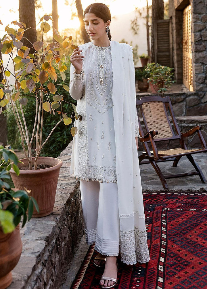 Zaha By Khadijah Shah Embroidered Lawn Suits Unstitched 3 Piece ZKS22F ZF-22-09 SETAREH - Festive Collection