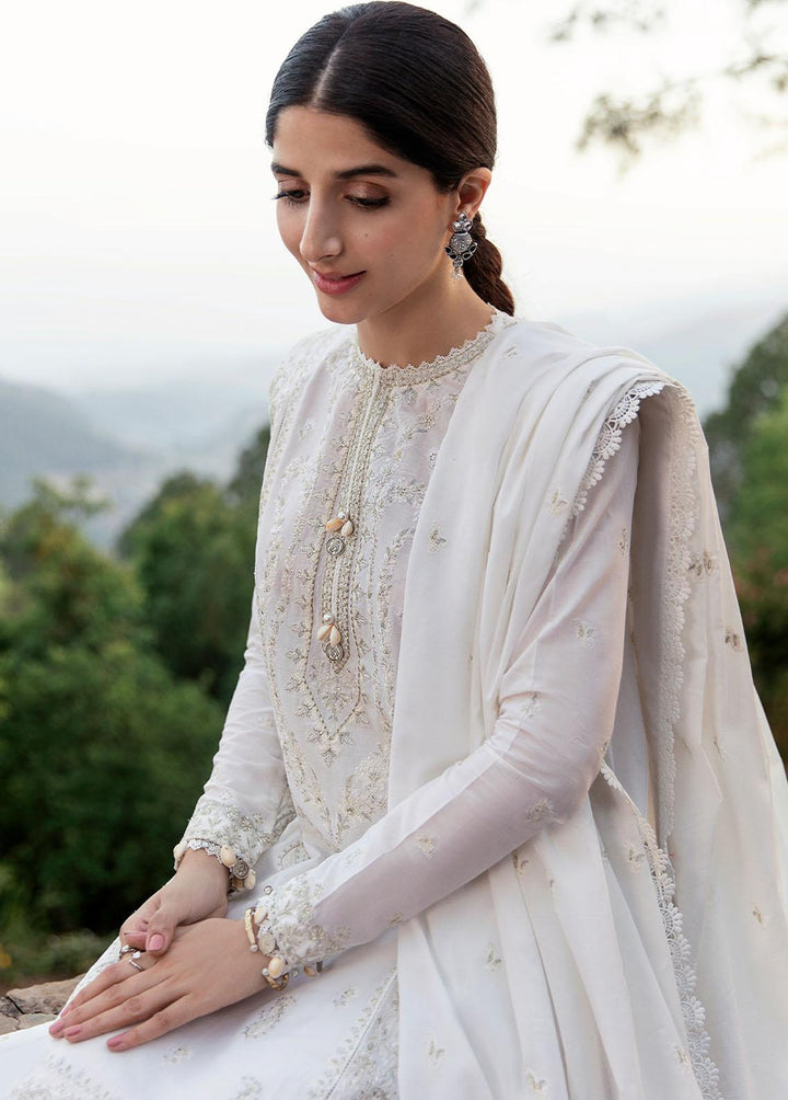 Zaha By Khadijah Shah Embroidered Lawn Suits Unstitched 3 Piece ZKS22F ZF-22-09 SETAREH - Festive Collection