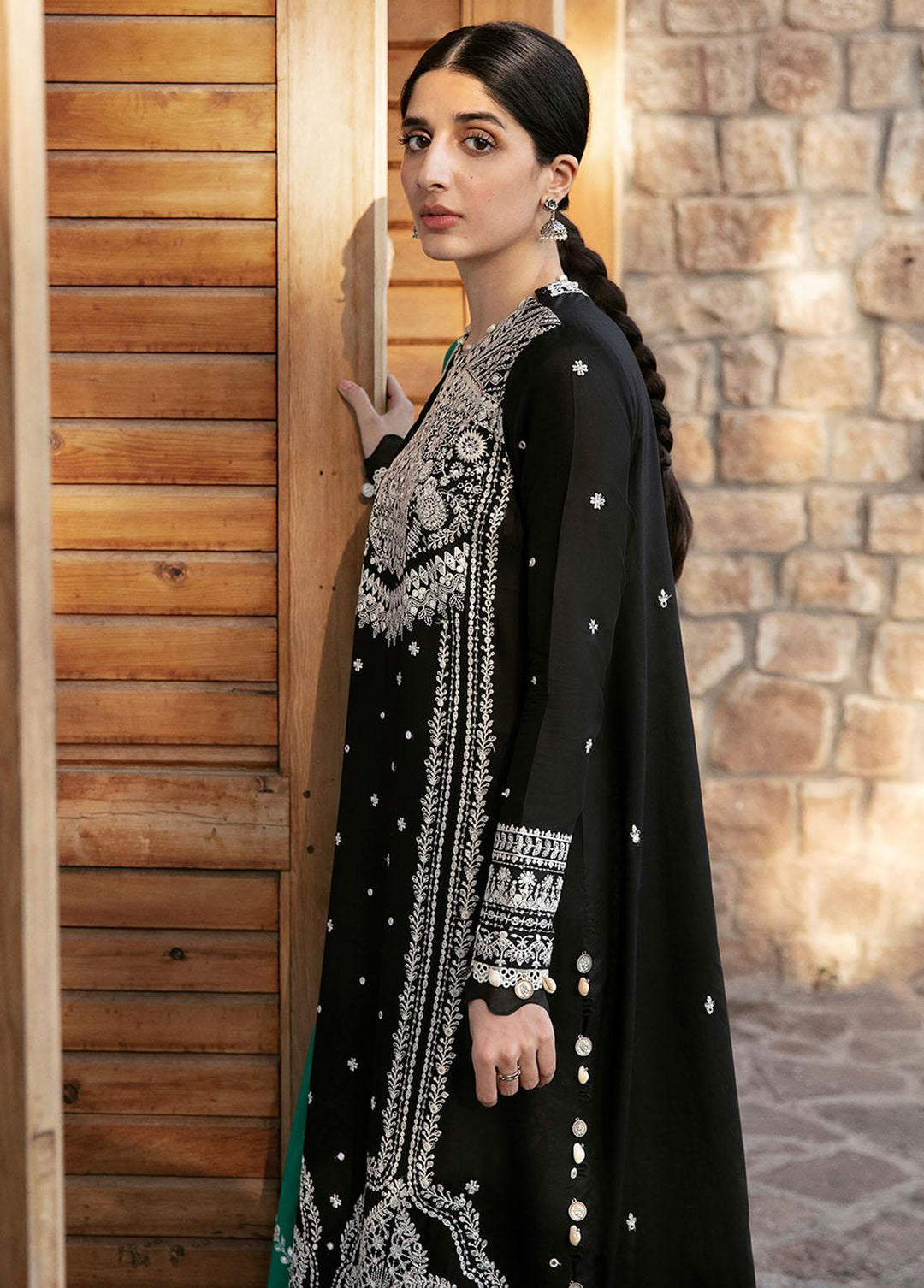 Zaha By Khadijah Shah Embroidered Lawn Suits Unstitched 3 Piece ZKS22F ZF-22-10 ZHAVIA - Festive Collection