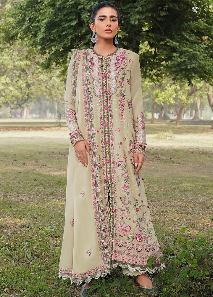 Zaha Embroidered Karandi Suits Unstitched 3 Piece ZKS23W-2 ZW2-23-01 Sarv - Winter Collection