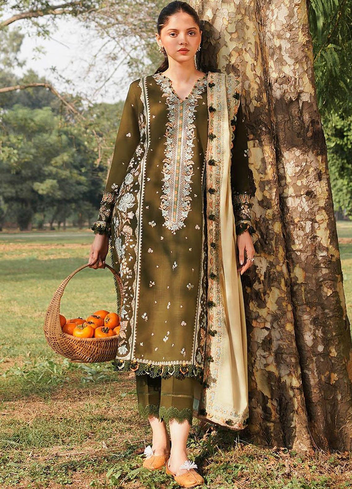 Zaha Embroidered Khaddar Suits Unstitched 3 Piece ZKS23W-2 ZW2-23-07 Ursiya - Winter Collection