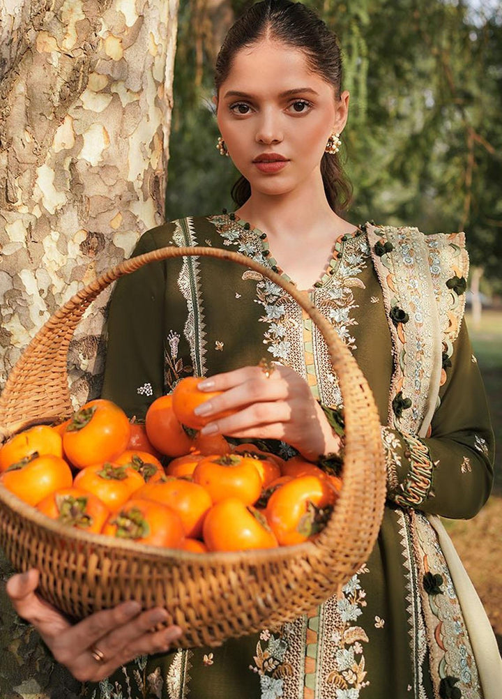 Zaha Embroidered Khaddar Suits Unstitched 3 Piece ZKS23W-2 ZW2-23-07 Ursiya - Winter Collection