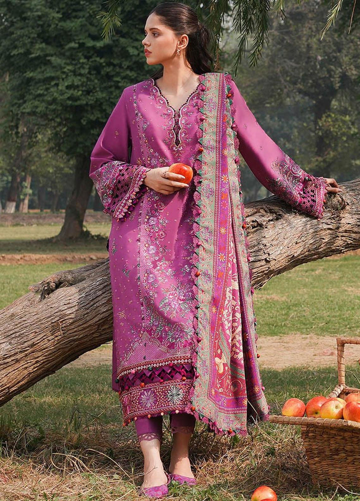Zaha Embroidered Khaddar Suits Unstitched 3 Piece ZKS23W-2 ZW2-23-08 Negin - Winter Collection