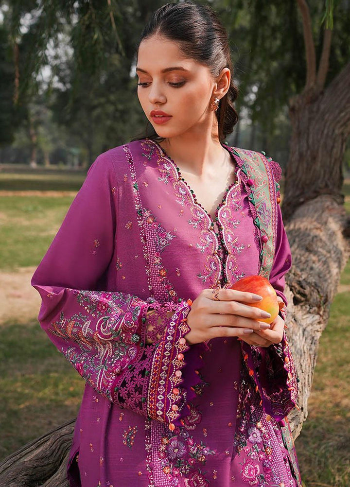 Zaha Embroidered Khaddar Suits Unstitched 3 Piece ZKS23W-2 ZW2-23-08 Negin - Winter Collection