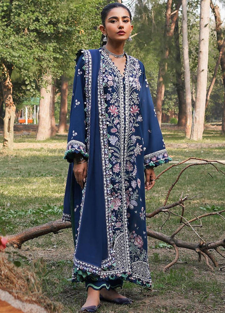 Zaha Embroidered Khaddar Suits Unstitched 3 Piece ZKS23W-2 ZW2-23-09 Zhian - Winter Collection