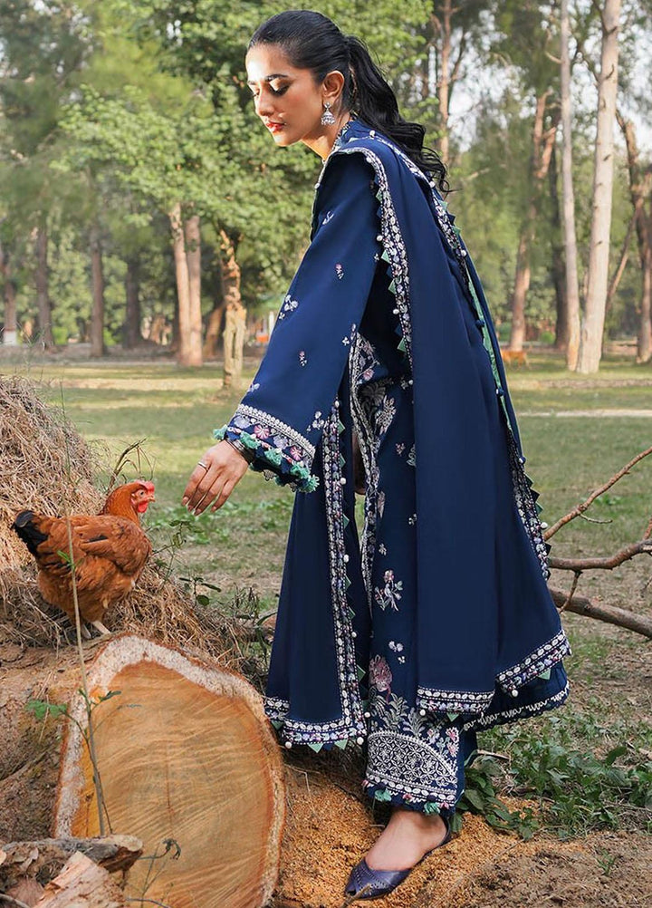 Zaha Embroidered Khaddar Suits Unstitched 3 Piece ZKS23W-2 ZW2-23-09 Zhian - Winter Collection