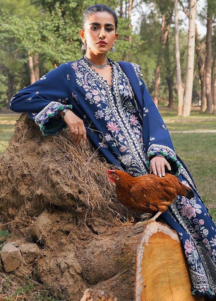 Zaha Embroidered Khaddar Suits Unstitched 3 Piece ZKS23W-2 ZW2-23-09 Zhian - Winter Collection