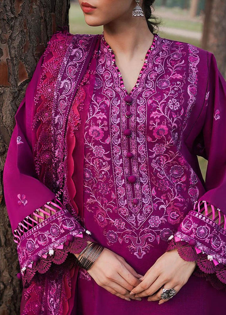 Zaha Embroidered Khaddar Suits Unstitched 3 Piece ZKS23W-2 ZW2-23-10 Souzan - Winter Collection