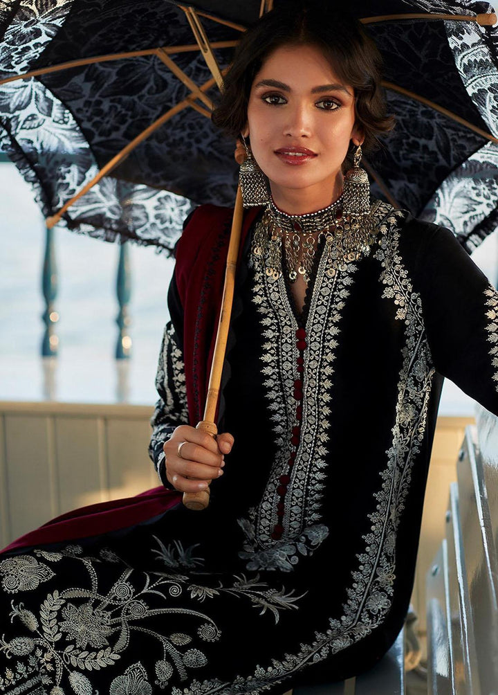 Zaha By Khadijah Shah Embroidered Khaddar Suits Unstitched 3 Piece ZKS22W ZW-22-09 CEYDA - Winter Collection