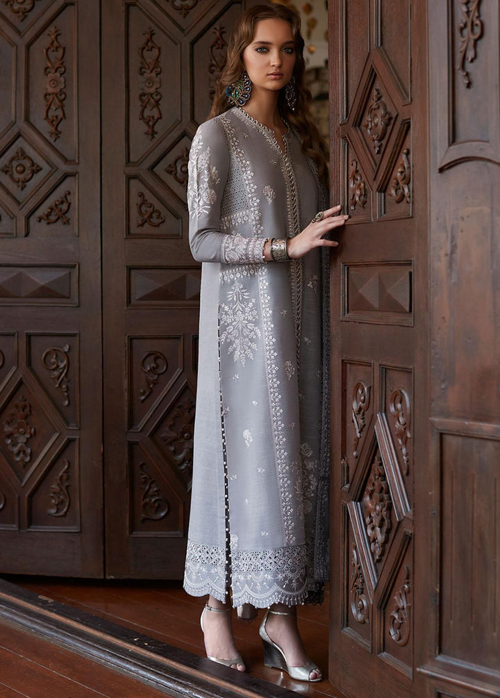 Zaha By Khadijah Shah Embroidered Khaddar Suits Unstitched 3 Piece ZKS22W ZW-22-10 GUL - Winter Collection