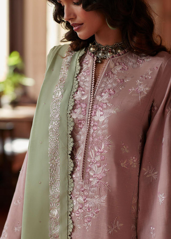 Zaha By Khadijah Shah Embroidered Khaddar Suits Unstitched 3 Piece ZKS22W ZW-22-15 ESANA - Winter Collection