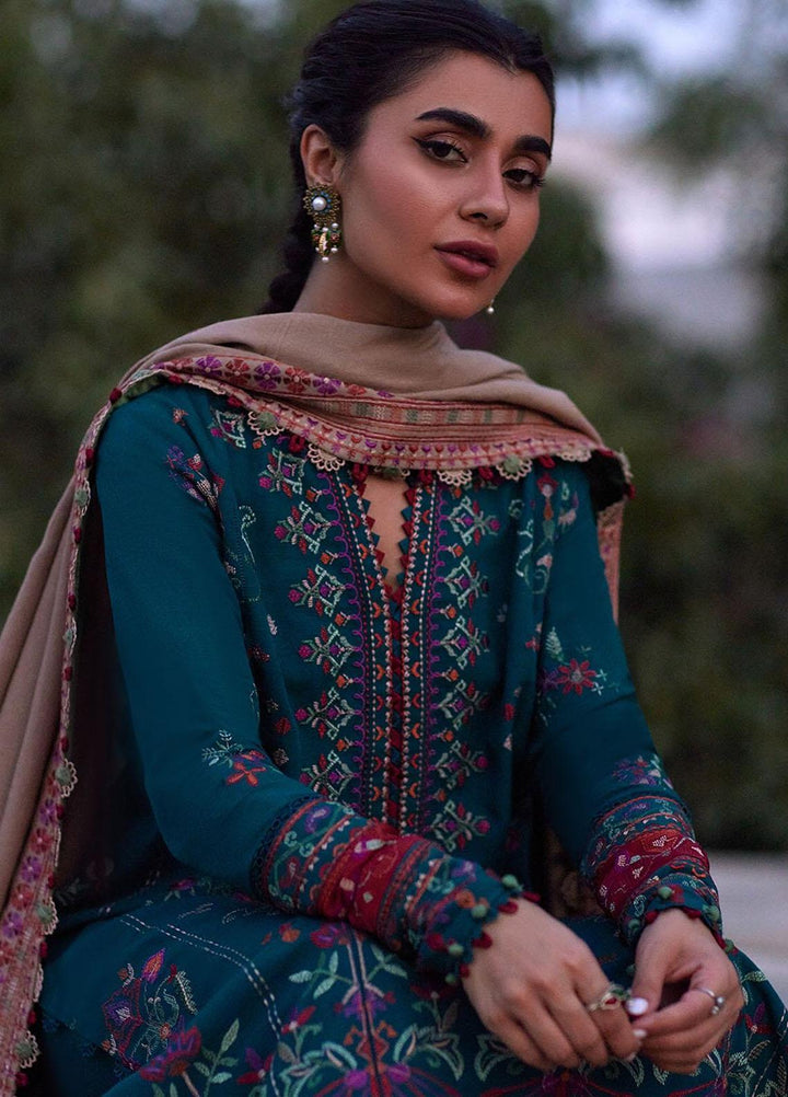 Zaha By Khadijah Shah Embroidered  Suits Unstitched 3 Piece ZKS23W ZW23-03 ECRIN - Winter Collection