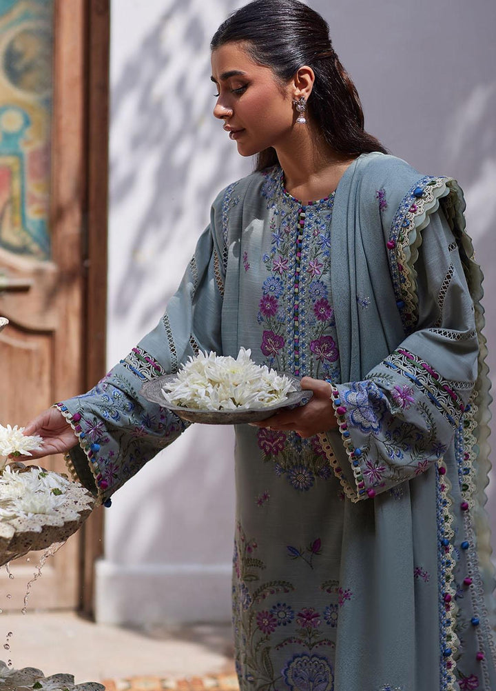 Zaha By Khadijah Shah Embroidered  Suits Unstitched 3 Piece ZKS23W ZW23-04 DERYA - Winter Collection