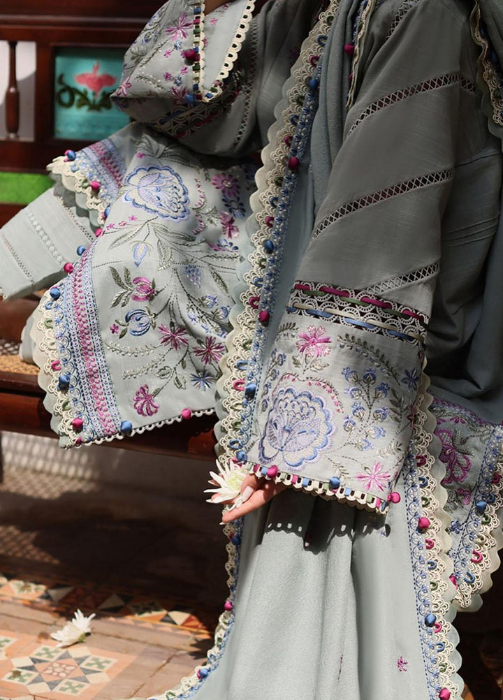 Zaha By Khadijah Shah Embroidered  Suits Unstitched 3 Piece ZKS23W ZW23-04 DERYA - Winter Collection