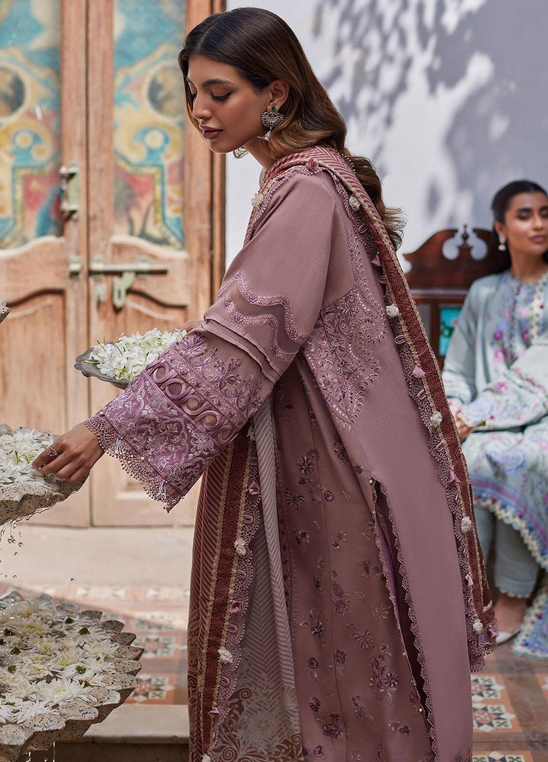 Zaha By Khadijah Shah Embroidered  Suits Unstitched 3 Piece ZKS23W ZW23-10 NARAH - Winter Collection