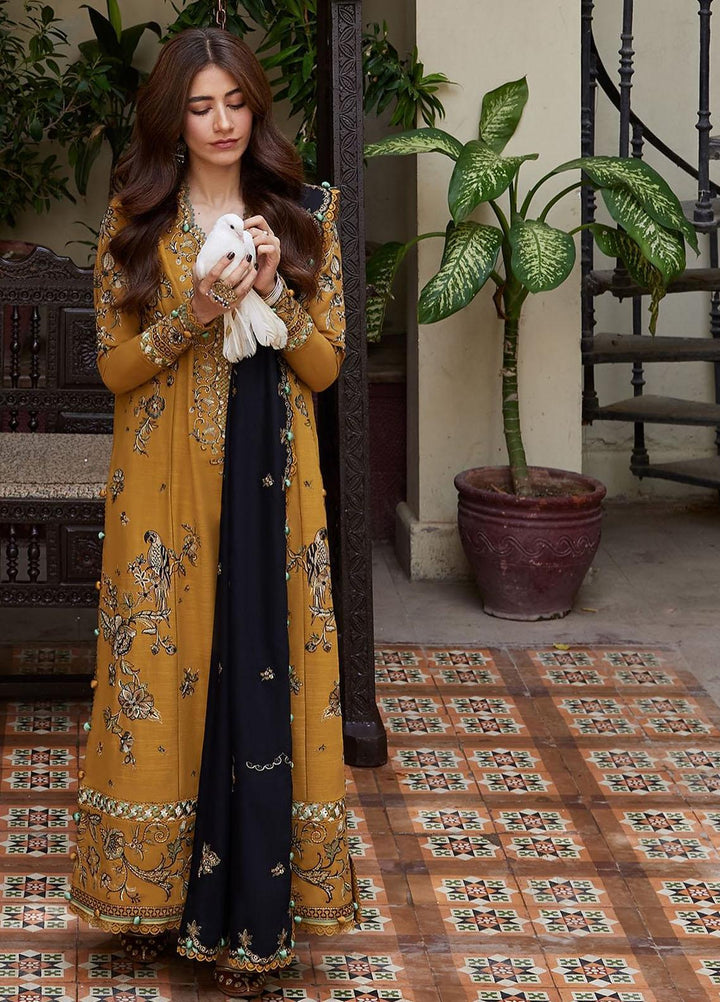 Zaha By Khadijah Shah Embroidered  Suits Unstitched 3 Piece ZKS23W ZW23-11 MELIHA - Winter Collection