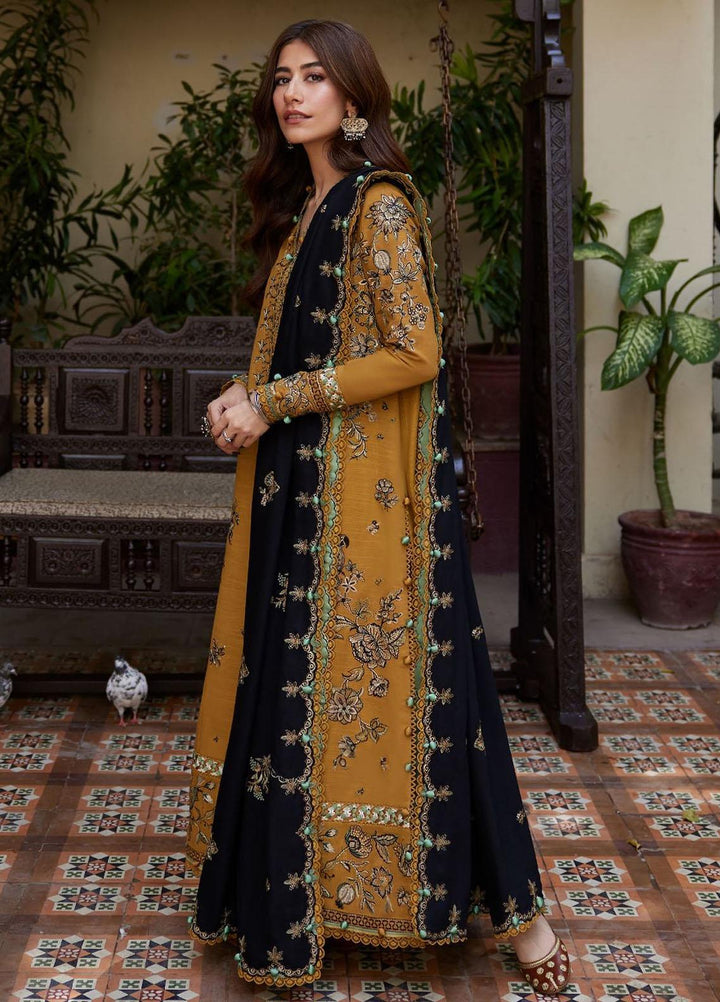 Zaha By Khadijah Shah Embroidered  Suits Unstitched 3 Piece ZKS23W ZW23-11 MELIHA - Winter Collection