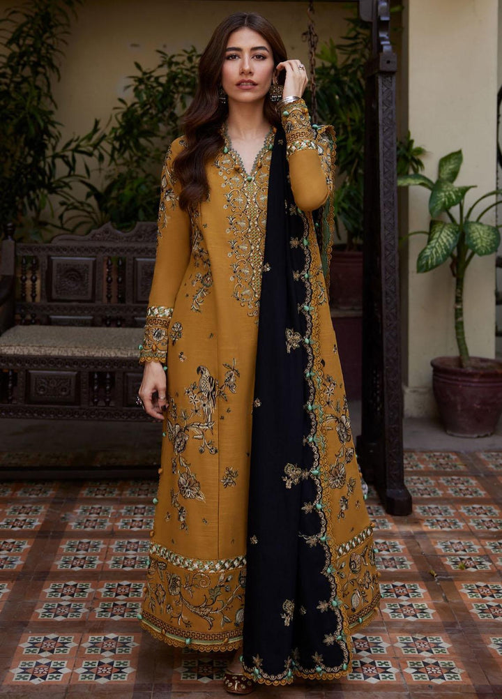 Zaha By Khadijah Shah Embroidered  Suits Unstitched 3 Piece ZKS23W ZW23-11 MELIHA - Winter Collection
