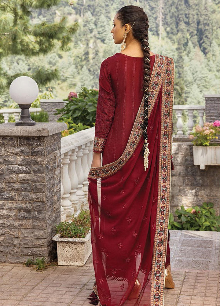 Zahra By Xenia Formals Embroidered Raw Silk Suits Unstitched 3 Piece XE23Z D-03 Tanya - Luxury Collection