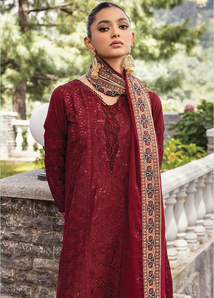 Zahra By Xenia Formals Embroidered Raw Silk Suits Unstitched 3 Piece XE23Z D-03 Tanya - Luxury Collection