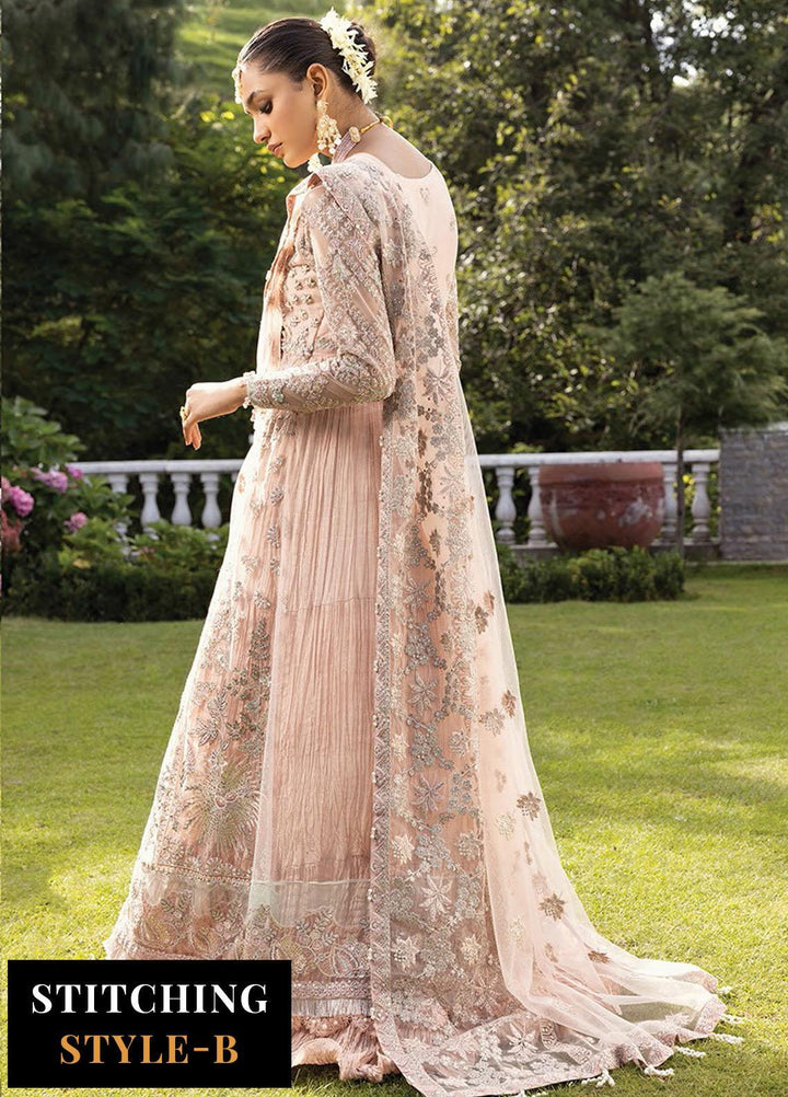 Zahra By Xenia Formals Embroidered Net Suits Unstitched 3 Piece XE23Z D-07 Maisha - Luxury Collection