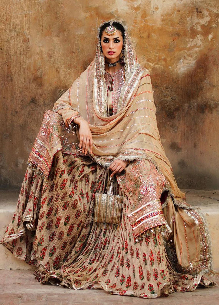 Zaib-un-Nisa by Hussain Rehar Embroidered Chiffon Suits Unstitched 4 Piece HRR23ZN Naghma - Festive Collection