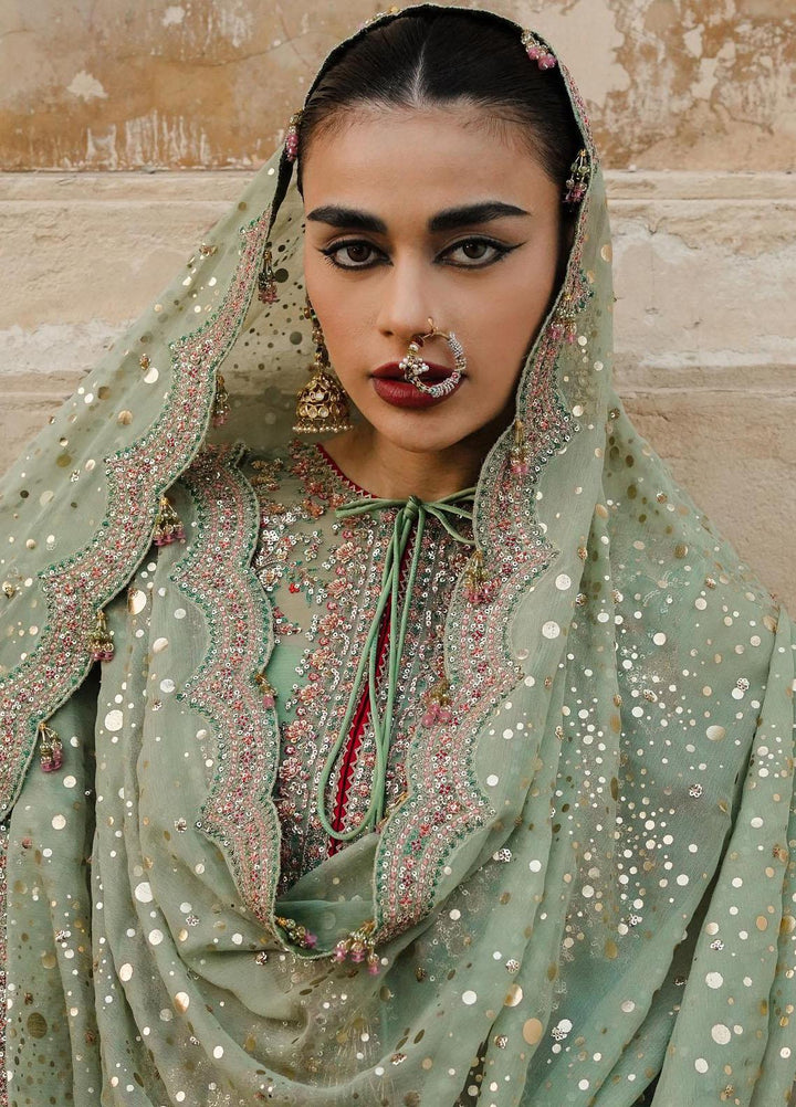 Zaib-un-Nisa by Hussain Rehar Embroidered Chiffon Suits Unstitched 4 Piece HRR23ZN Rang - Festive Collection