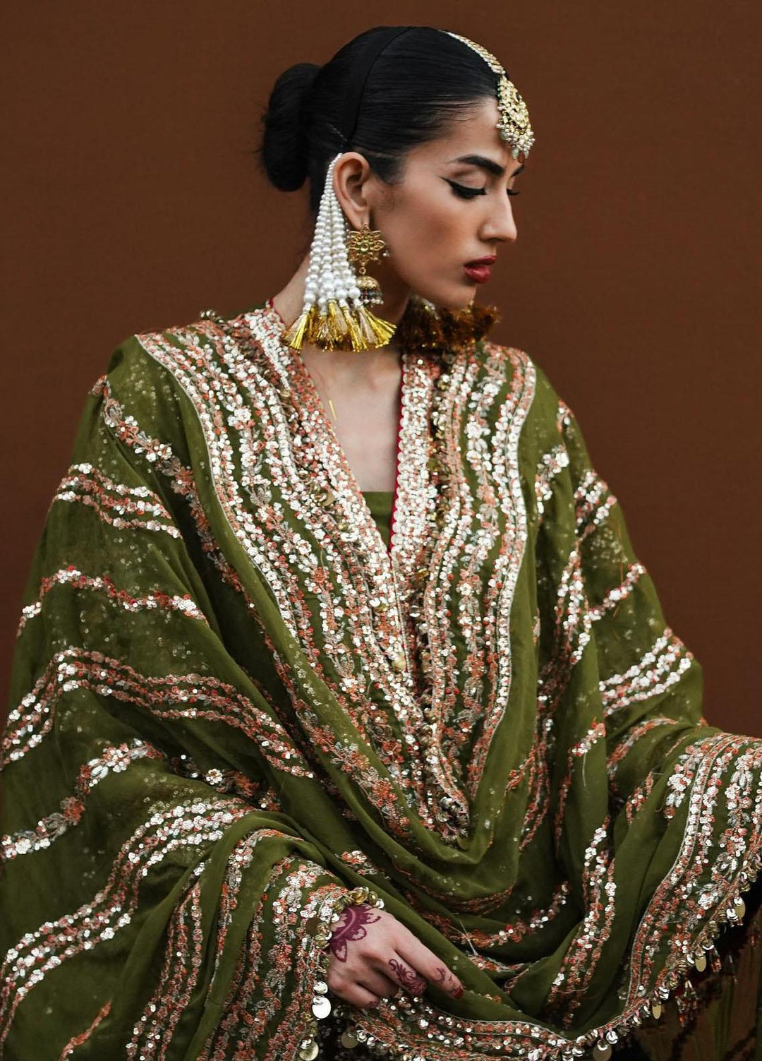 Zaib-un-Nisa by Hussain Rehar Embroidered Organza Suits Unstitched 4 Piece HRR23ZN Zaitoon - Festive Collection