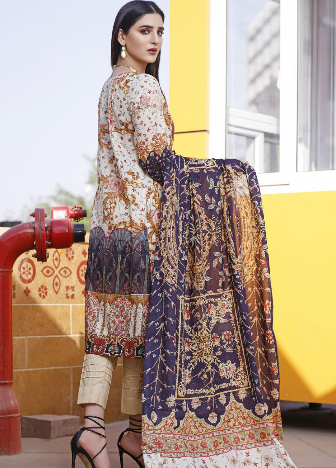 Sanaulla Exclusive Range Cotton Fancy 2 Piece for Boys -  D-113379 Blue