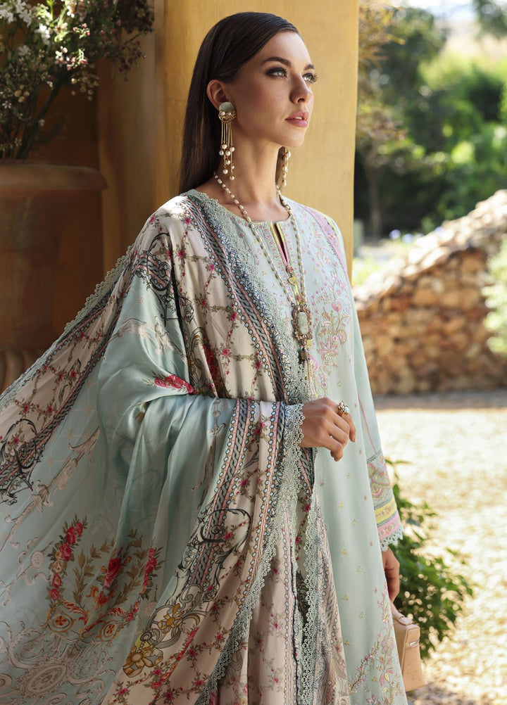 Zaina by Kanwal Malik Embroidered Lawn Suits Unstitched 3 Piece KM25ZL Camila - Summer Collection