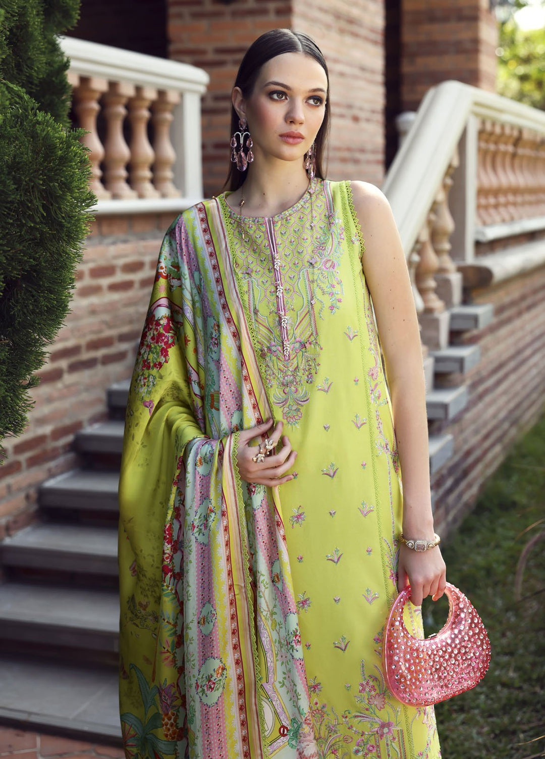 Zaina by Kanwal Malik Embroidered Lawn Suits Unstitched 3 Piece KM25ZL Erna - Summer Collection