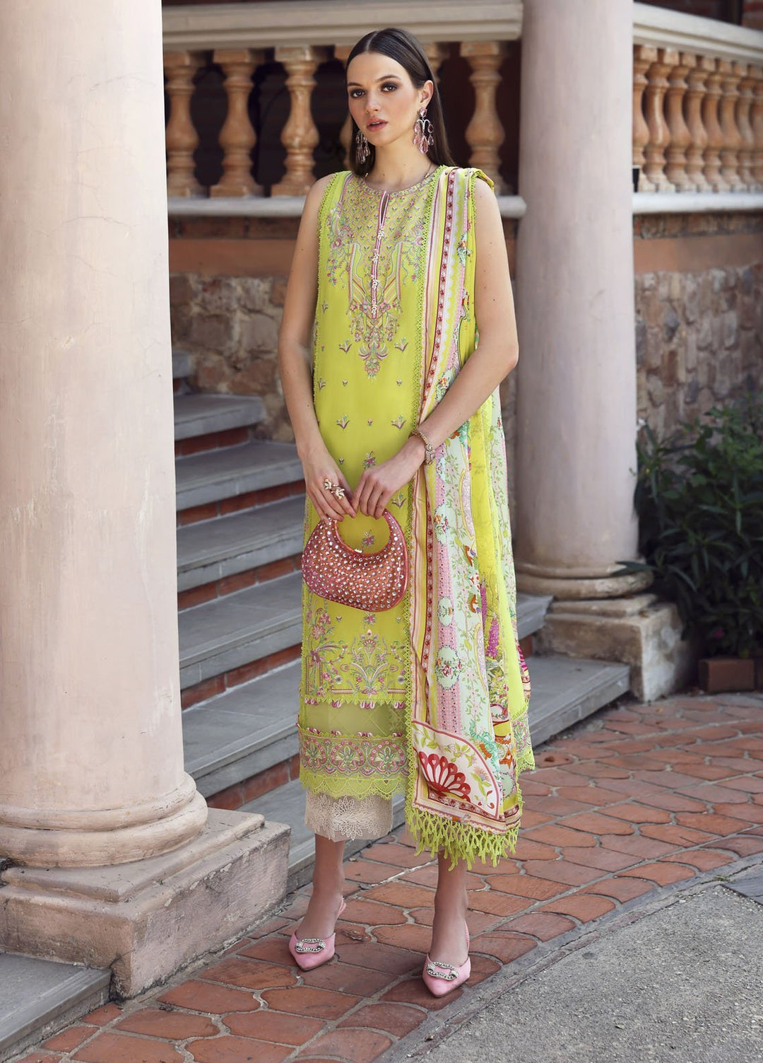 Zaina by Kanwal Malik Embroidered Lawn Suits Unstitched 3 Piece KM25ZL Erna - Summer Collection