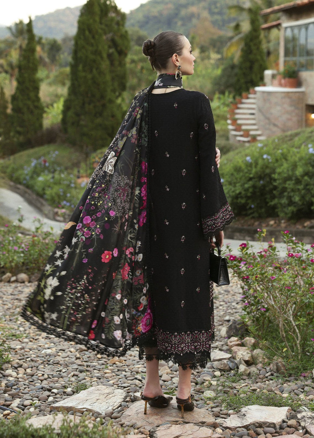 Zaina by Kanwal Malik Embroidered Lawn Suits Unstitched 3 Piece KM25ZL Isha - Summer Collection