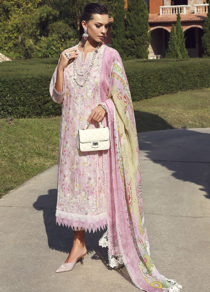 Zaina by Kanwal Malik Embroidered Lawn Suits Unstitched 3 Piece KM25ZL Lyle - Summer Collection