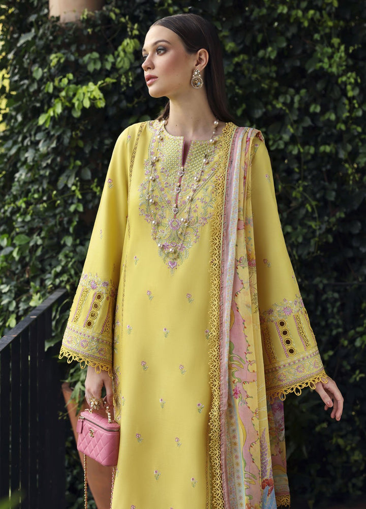 Zaina by Kanwal Malik Embroidered Lawn Suits Unstitched 3 Piece KM25ZL Raiha - Summer Collection