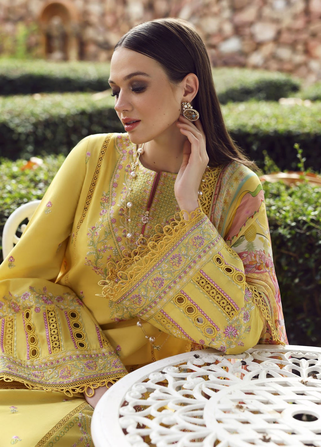 Zaina by Kanwal Malik Embroidered Lawn Suits Unstitched 3 Piece KM25ZL Raiha - Summer Collection