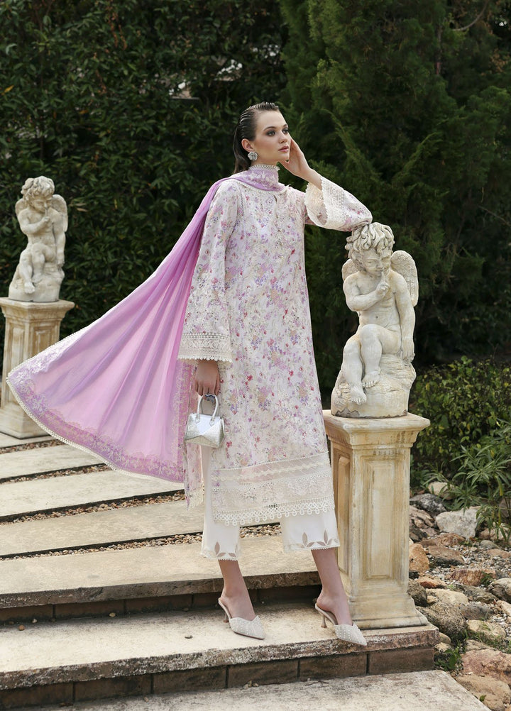 Zaina by Kanwal Malik Embroidered Lawn Suits Unstitched 3 Piece KM25ZL Raya - Summer Collection