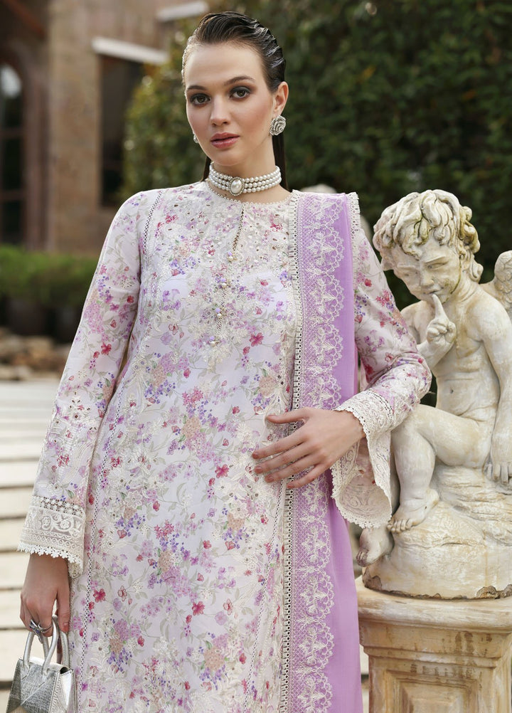 Zaina by Kanwal Malik Embroidered Lawn Suits Unstitched 3 Piece KM25ZL Raya - Summer Collection
