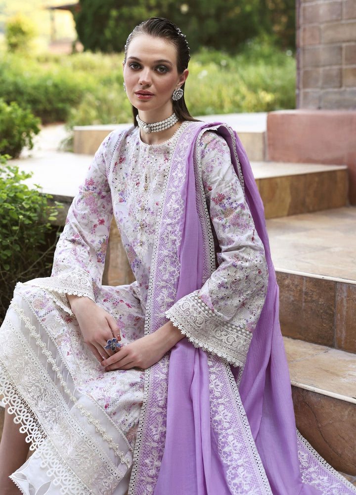 Zaina by Kanwal Malik Embroidered Lawn Suits Unstitched 3 Piece KM25ZL Raya - Summer Collection