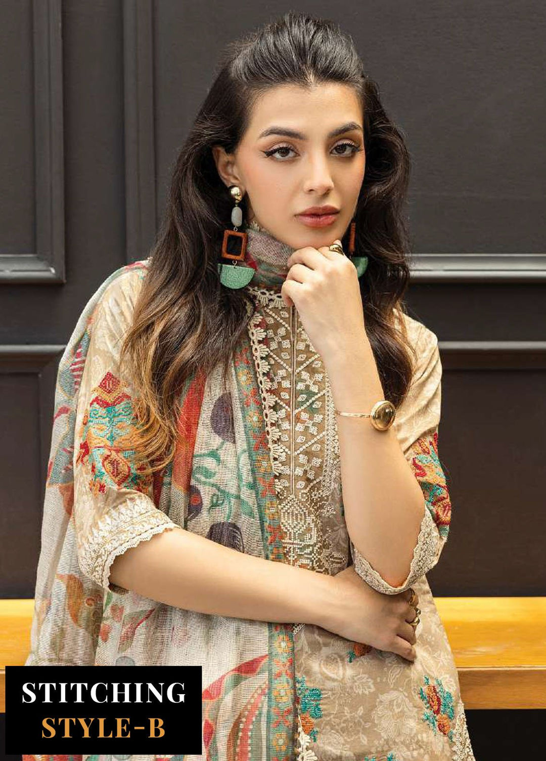 Zainab Chotani Embroidered Lawn Suits Unstitched 3 Piece ZC25TL D-03 Aymah - Summer Collection