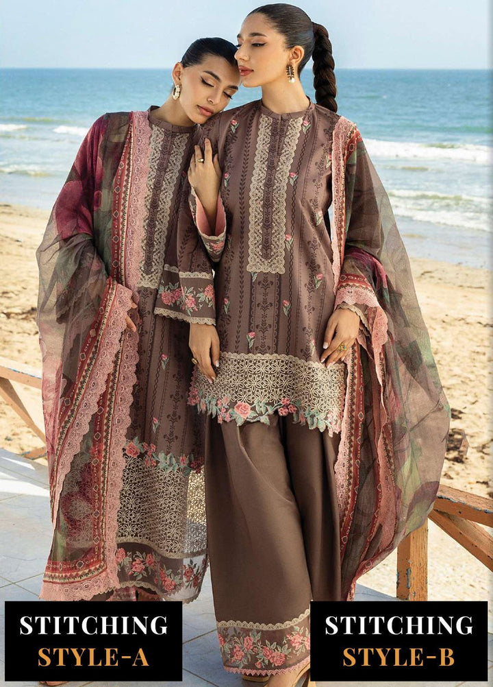 Zainab Chotani Embroidered Lawn Suits Unstitched 3 Piece ZC25TL D-04 Samayrah - Summer Collection