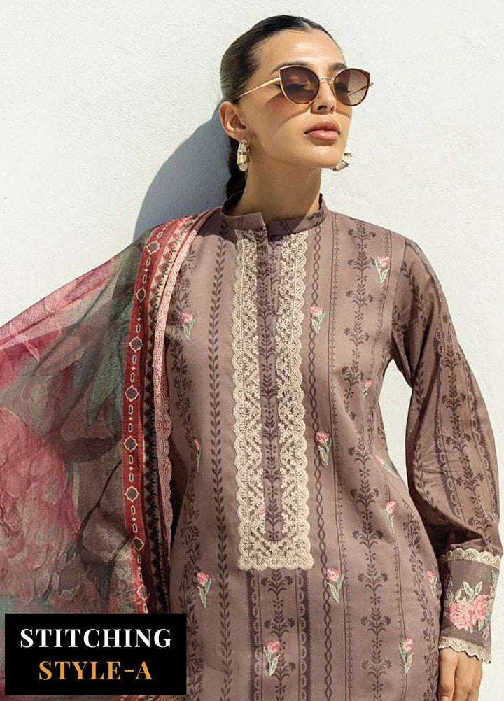 Zainab Chotani Embroidered Lawn Suits Unstitched 3 Piece ZC25TL D-04 Samayrah - Summer Collection