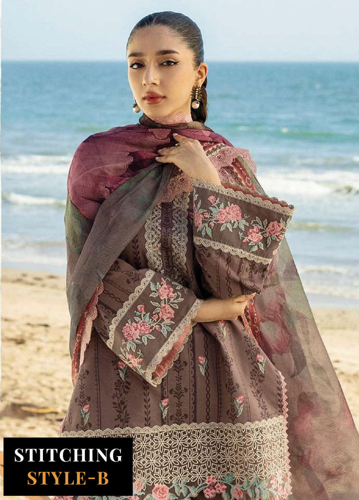 Zainab Chotani Embroidered Lawn Suits Unstitched 3 Piece ZC25TL D-04 Samayrah - Summer Collection